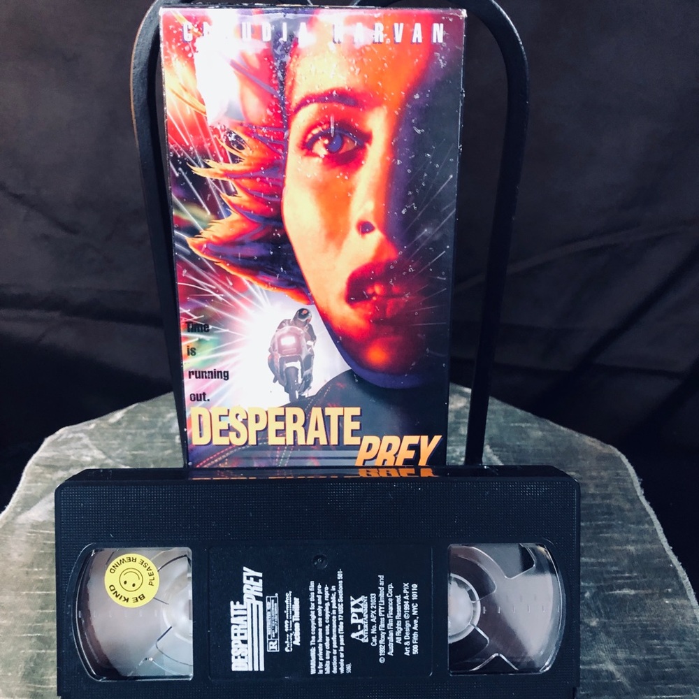 Desperate Prey (VHS) - Black - Classic Thriller
